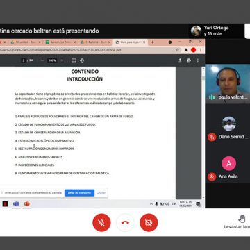 Segunda semana del Curso “Actualización en las Áreas de Criminalística”