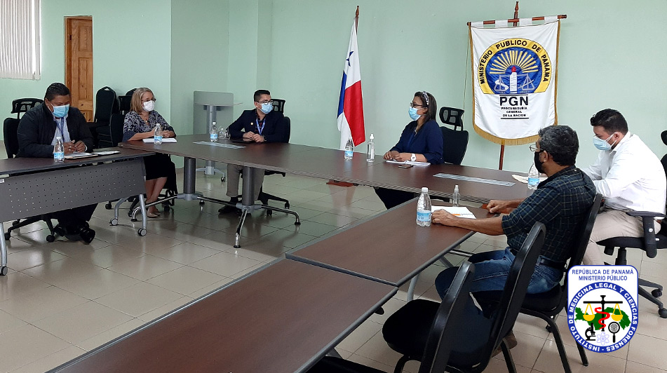 Subdirector de Criminalística se reúne con la Fiscalía Regional de Panamá Oeste