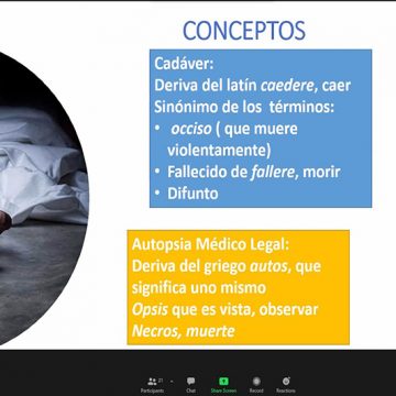 Segunda fase del Curso “Asistente de Necropsia”