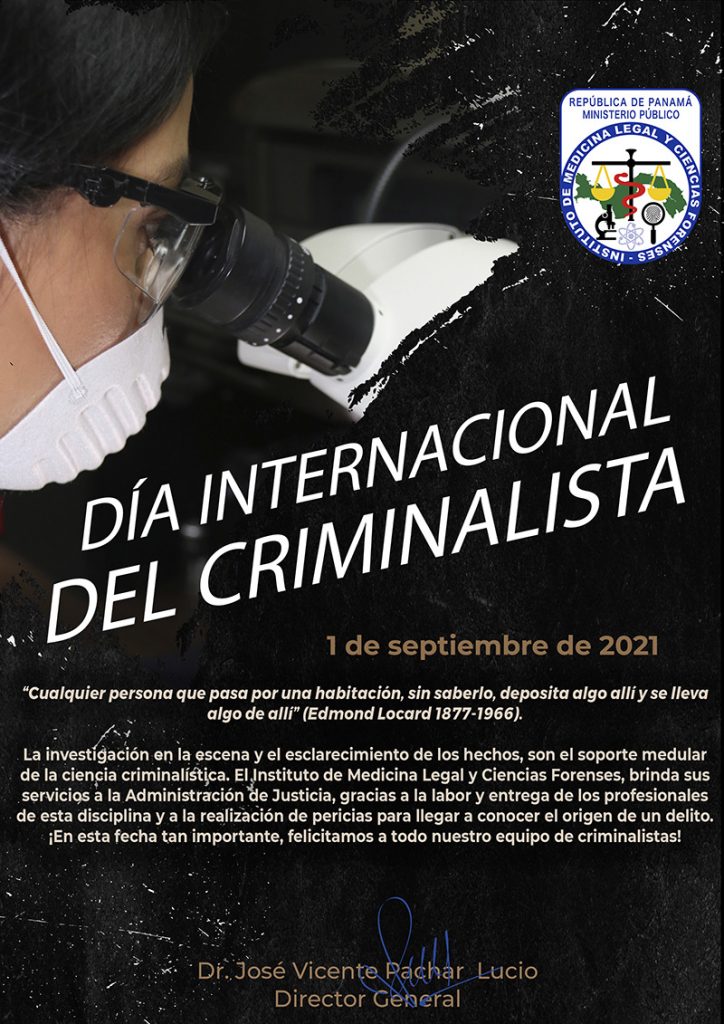 Día del Criminalista IMELCF Panamá