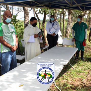 Instituto de Medicina Legal y Ciencias Forenses desarrolla entierro de solemnidad