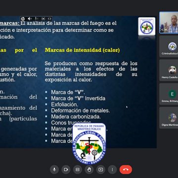 Curso de Investigación de Incendio es dictado a peritos de Los Santos y Chiriquí