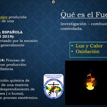 “Culmina con éxito docencias sobre investigación de incendios”