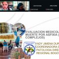 Patólogos forenses del IMELCF actualizan conocimientos en casos complejos de asfixia